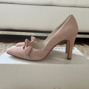 Brand new made in Italy suede heels